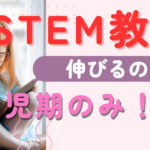 【超重要】幼児期に将来の理系学力が決まる!?アメリカの研究に見るSTEAM教育の重要性